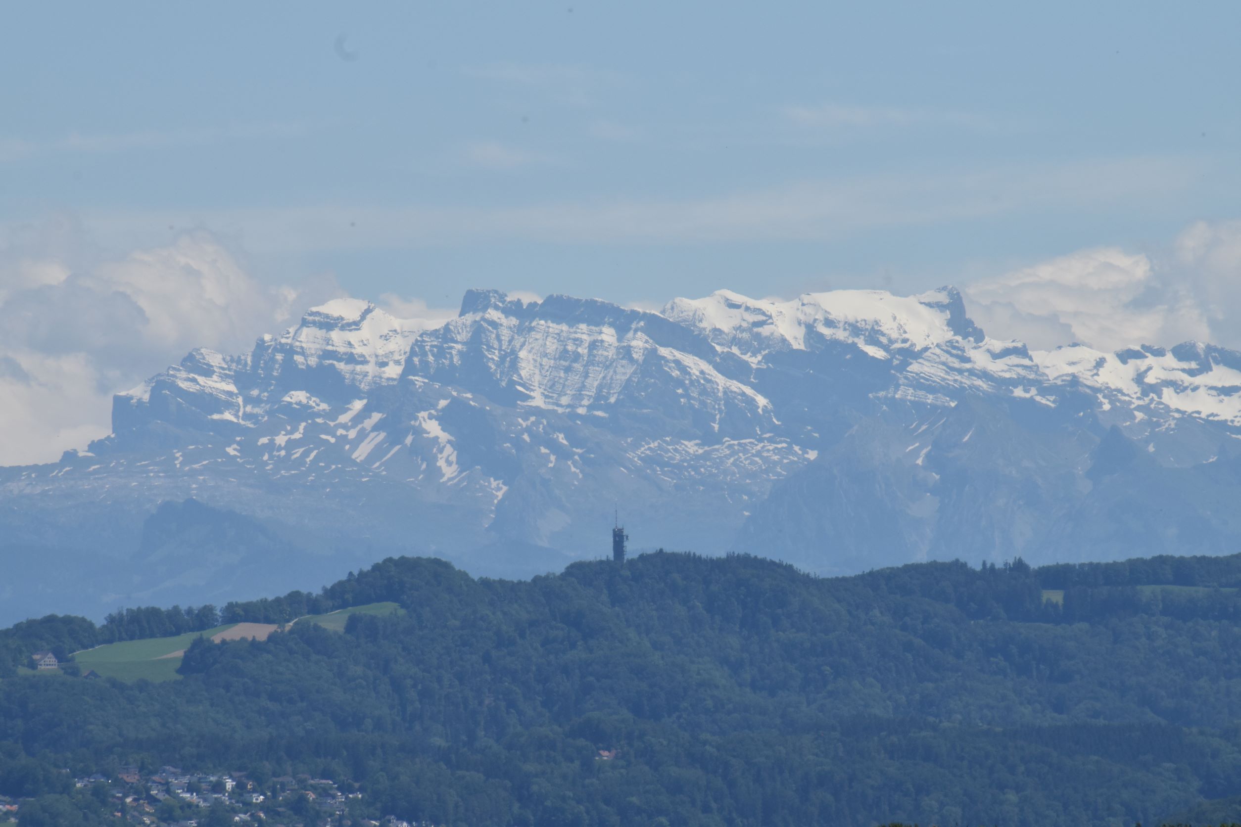 Sicht in die Glarner Alpen