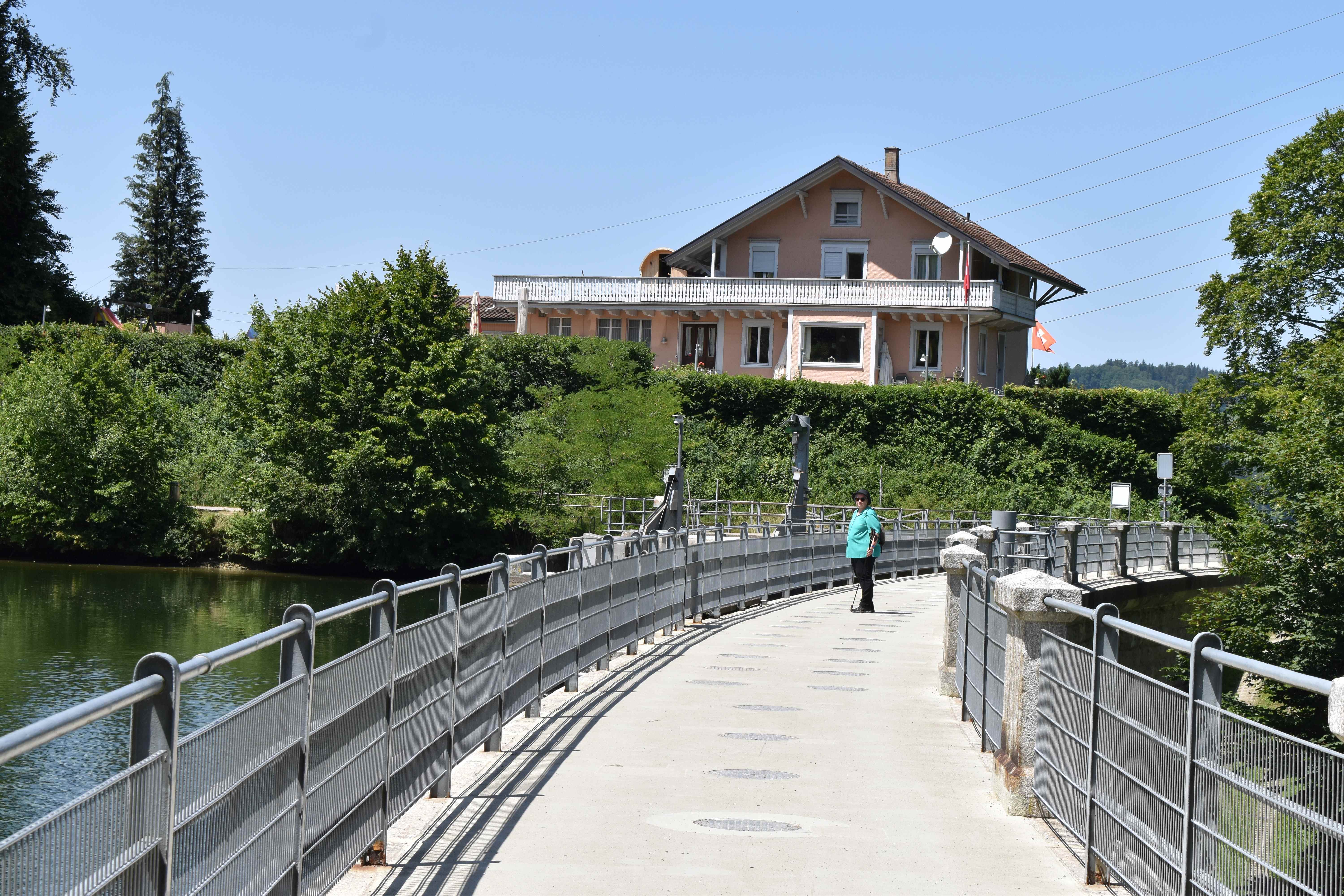 Guebsensee auf der Staumauer