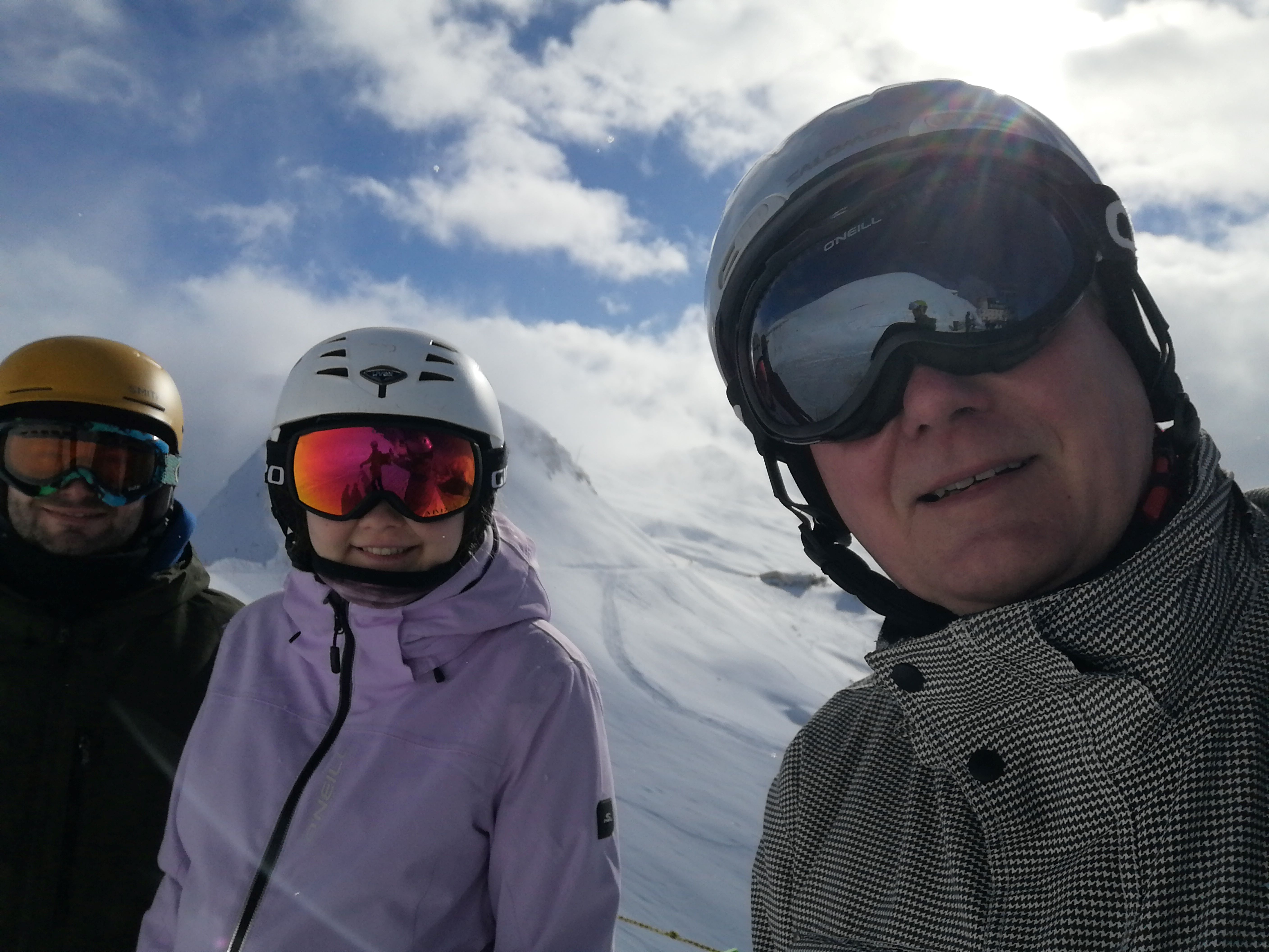 Silas, Thesi und Peter am Jakobshorn