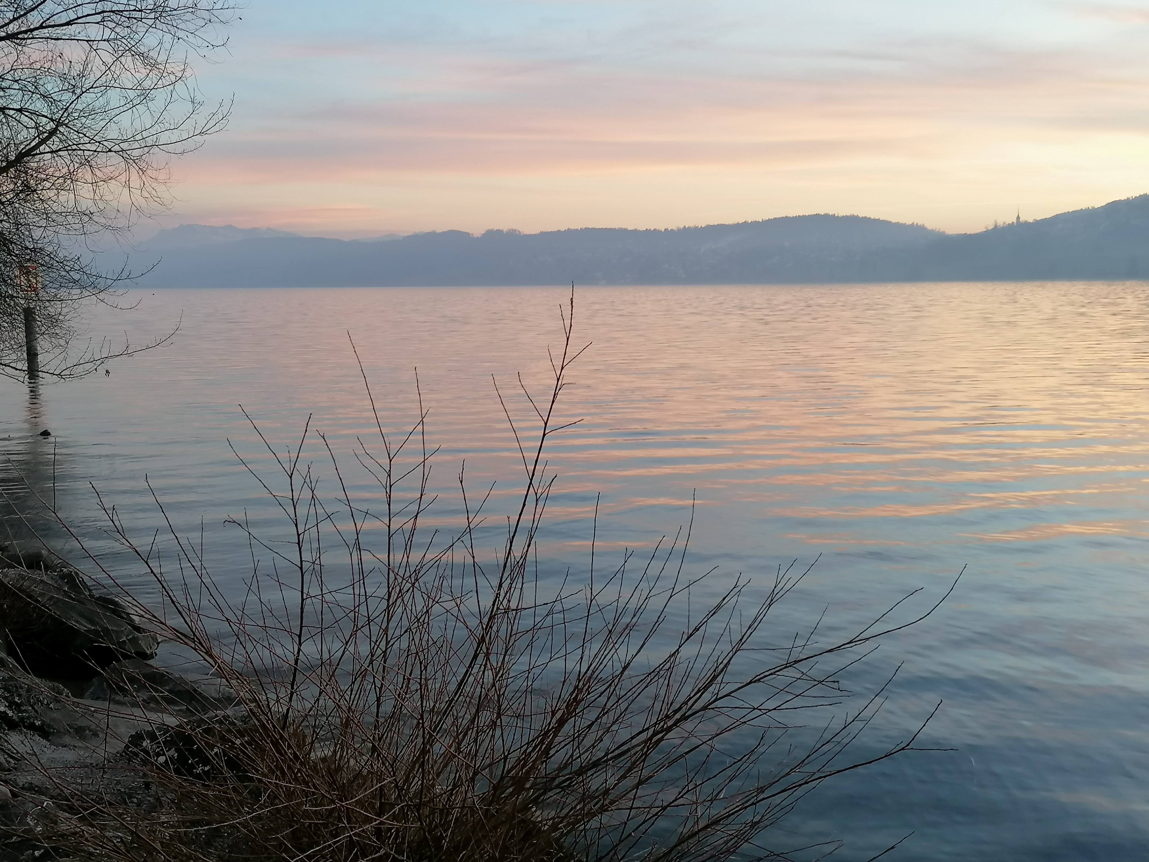 Abendrot am Hallwilersee